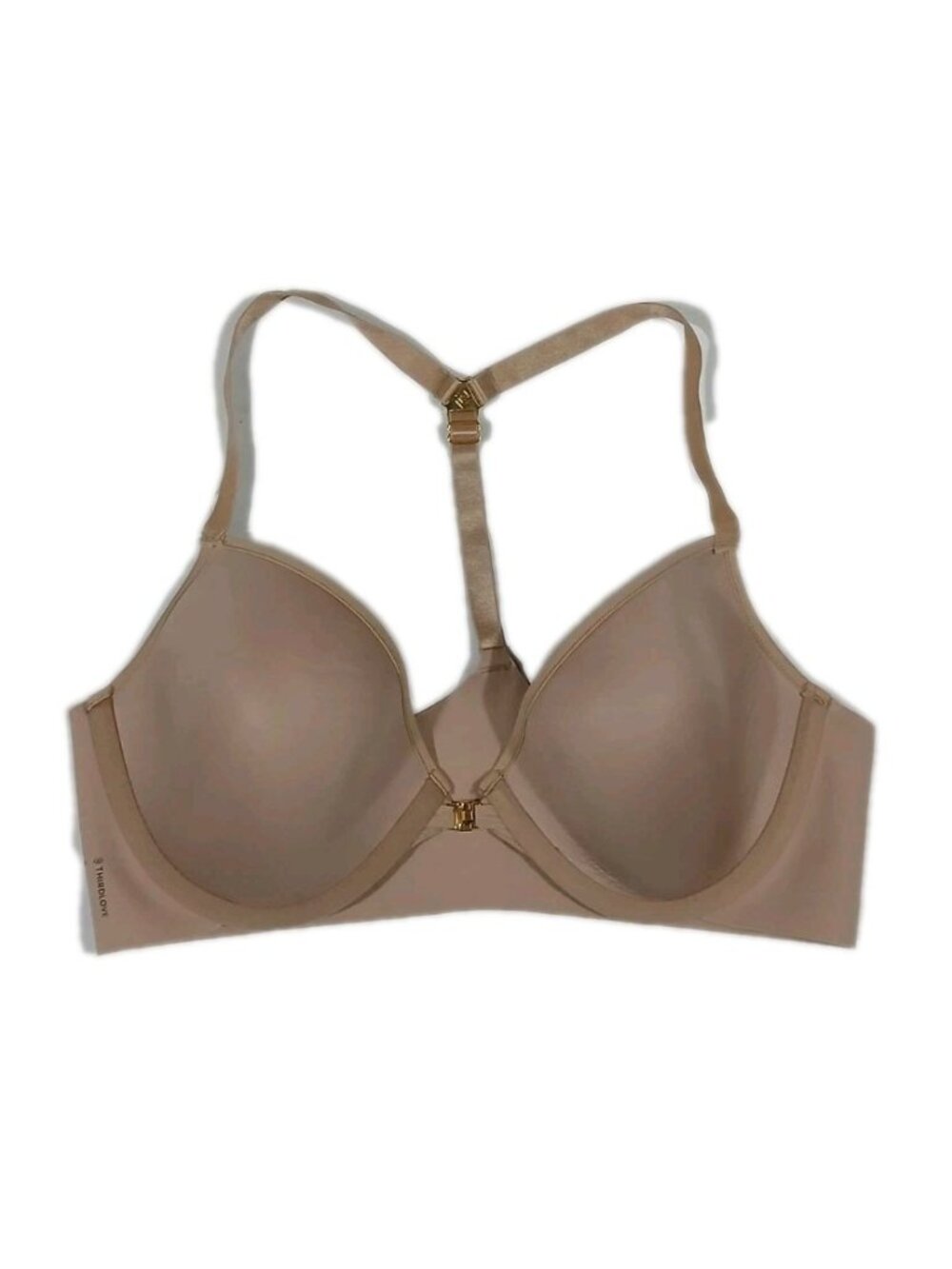 ThirdLove Beige Convertible T-Back Molded Underwire Bra